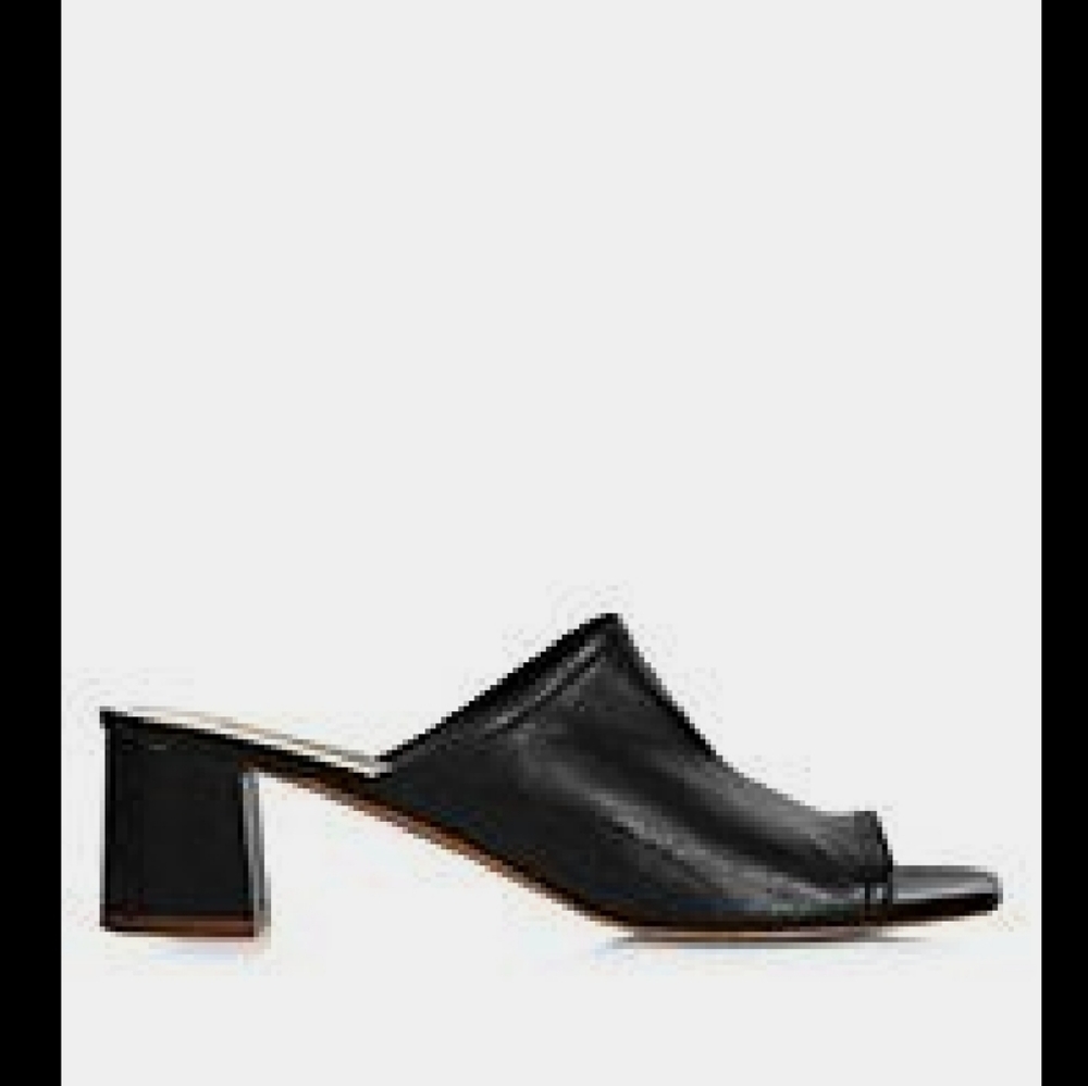 Topshop Nino soft leather mules